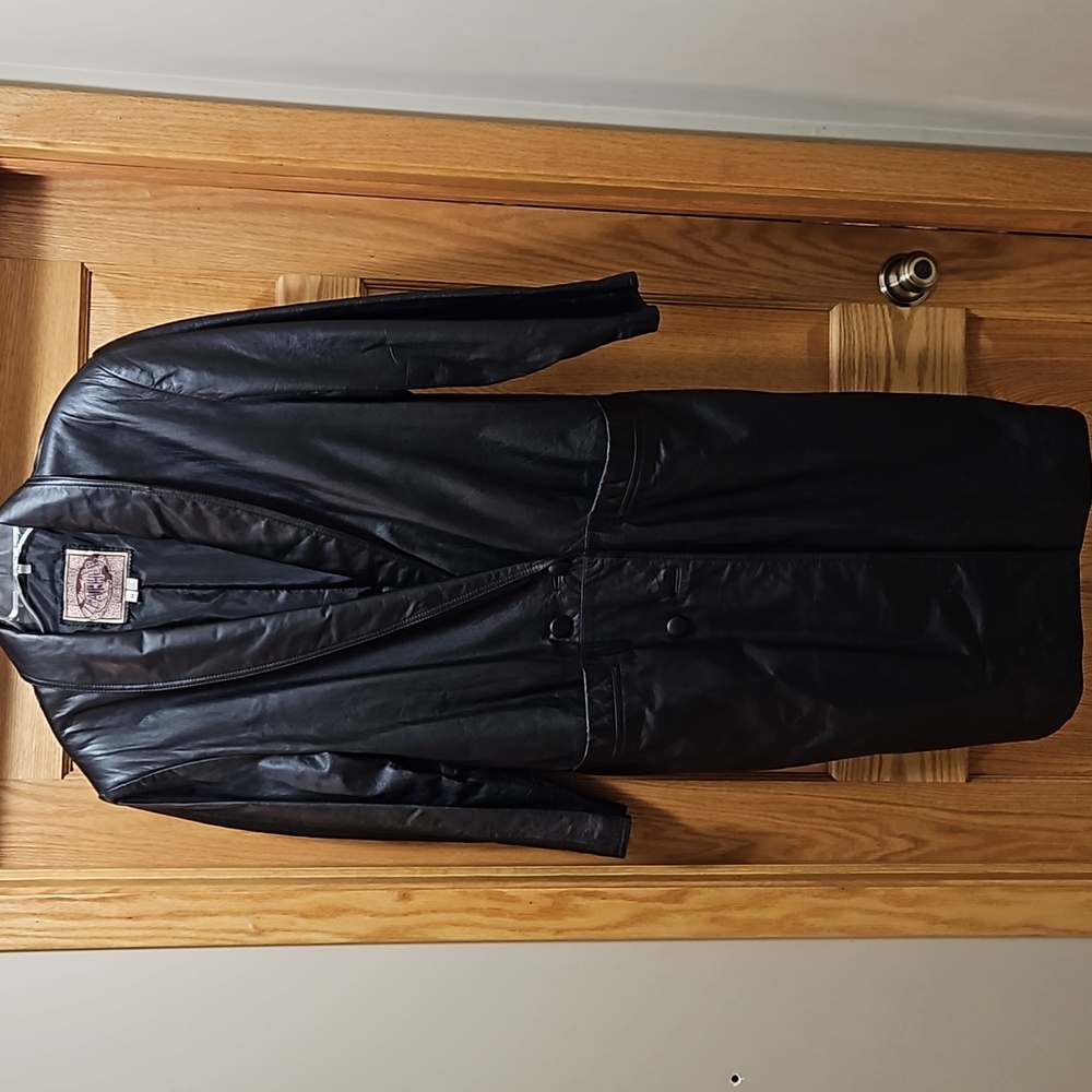 8 Vintage leather coat